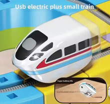 Kids Electric Magnetic Track Train Toy with Flexible Track