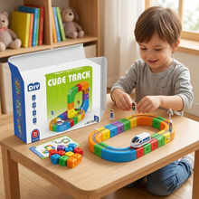 Kids Electric Magnetic Track Train Toy with Flexible Track