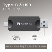Portronics Mport 30 Plus Card Reader with Storage Case