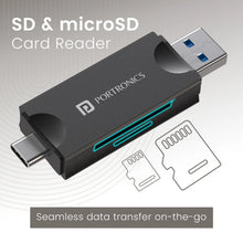 Portronics Mport 30 Plus Card Reader with Storage Case