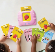 Talking Flash Cards for Kids – Preschool Learning Toy - Random Colour (Blue/Pink) – Qty: 1